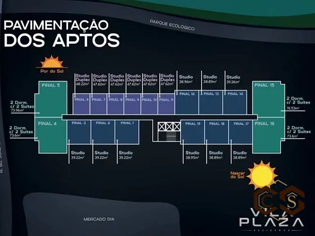 Apartamento com 48m² 1 quarto e 2 banheiros, à venda, no bairro Jardim São Conrado em Indaiatuba