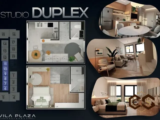 Apartamento com 48m² 1 quarto e 2 banheiros, à venda, no bairro Jardim São Conrado em Indaiatuba