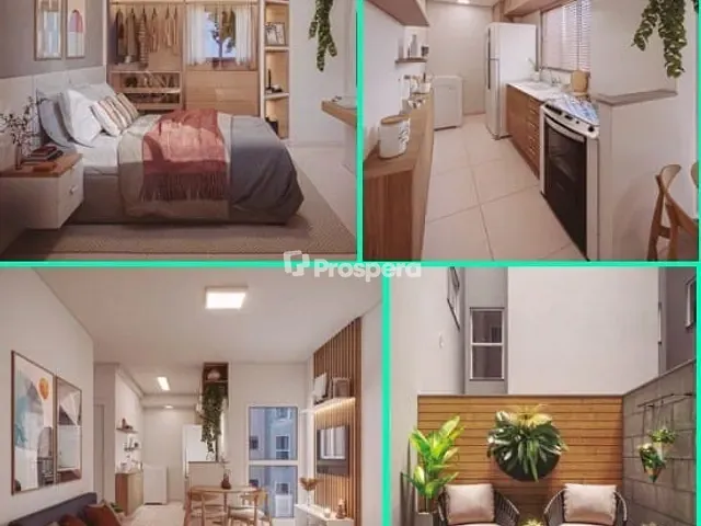 Apartamento 2 quartos e 1 banheiro, à venda, no bairro Residencial Itatiaia em Anápolis
