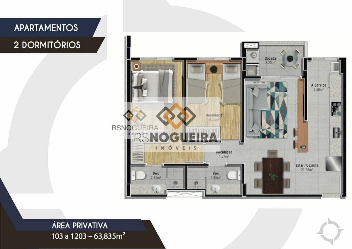 Apartamento à venda com 3 quartos, 10m² - Foto 8
