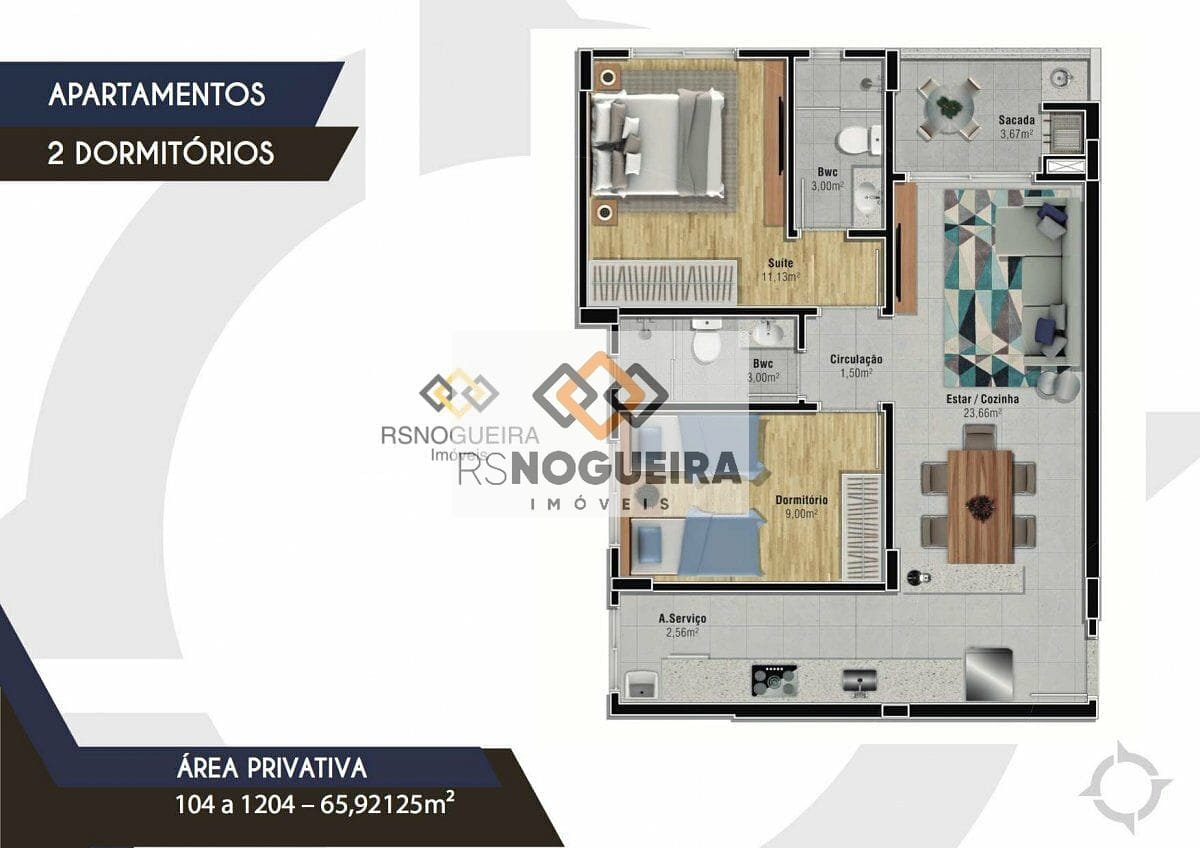 Apartamento à venda com 3 quartos, 10m² - Foto 9