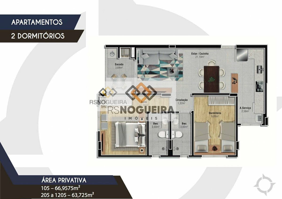 Apartamento à venda com 3 quartos, 10m² - Foto 10