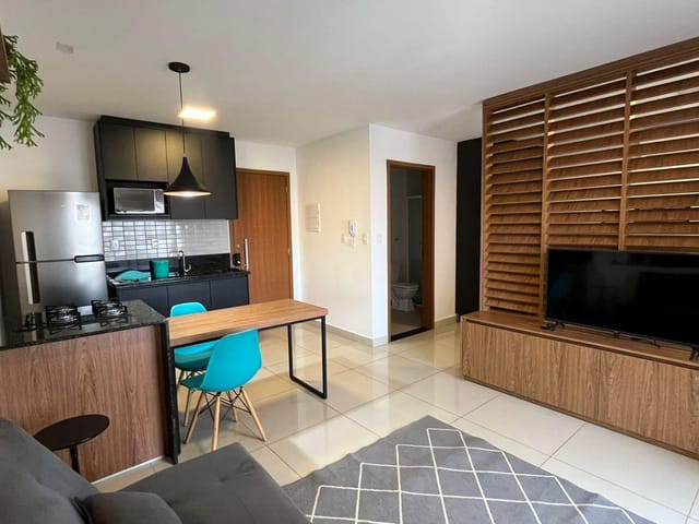 Apartamento com 45m² 1 quarto e 1 banheiro, para alugar, no bairro Setor Bueno em Goiânia