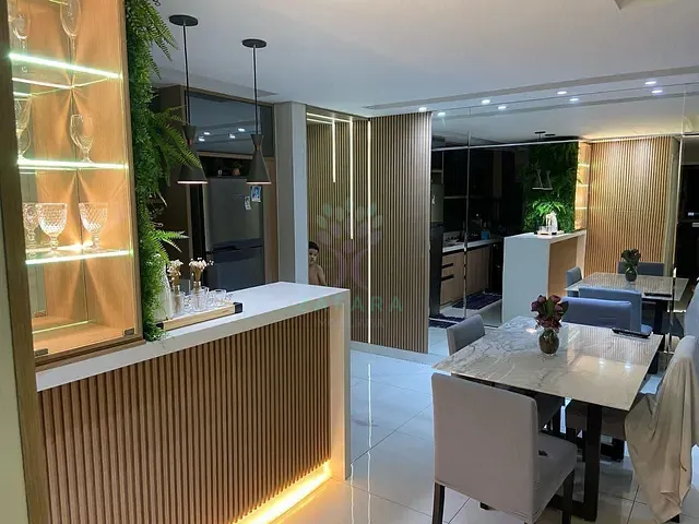 Apartamento com 97m² 3 quartos e 2 banheiros, à venda, no bairro Tiradentes em Campo Grande
