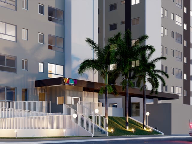 Apartamento com 50m² 2 quartos e 2 banheiros, à venda, no bairro Cardoso em Aparecida de Goiânia
