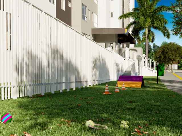 Apartamento com 50m² 2 quartos e 2 banheiros, à venda, no bairro Cardoso em Aparecida de Goiânia