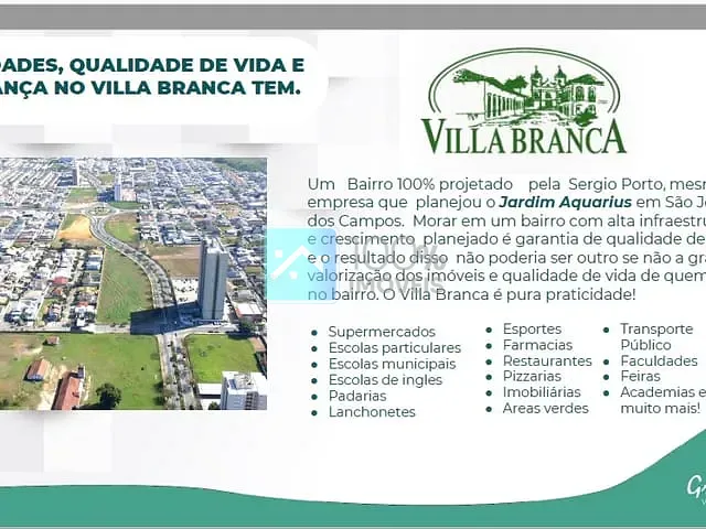 Apartamento com 65m² 2 quartos e 2 banheiros, à venda, no bairro Loteamento Villa Branca em Jacareí