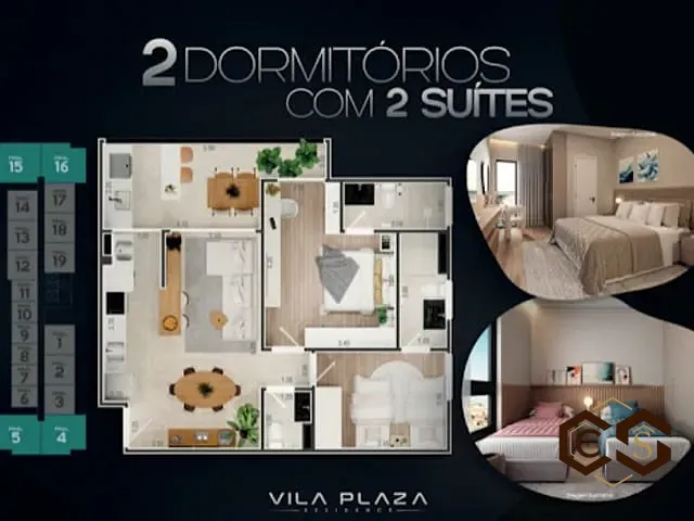 Apartamento com 39m² 1 quarto e 1 banheiro, à venda, no bairro Jardim Nely em Indaiatuba