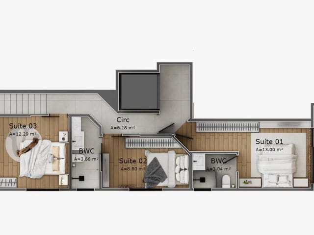 Apartamento 3 quartos e 2 banheiros, à venda, no bairro Itacolomi em Balneário Piçarras