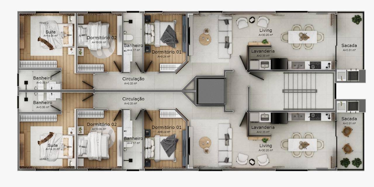 Apartamento, 3 quartos, 97 m² - Foto 7