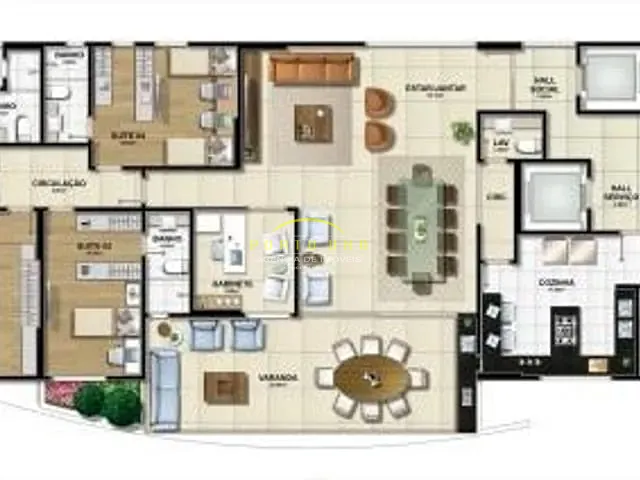 Apartamento com 250m² 4 quartos e 5 banheiros, à venda, no bairro Caminho das Árvores em Salvador