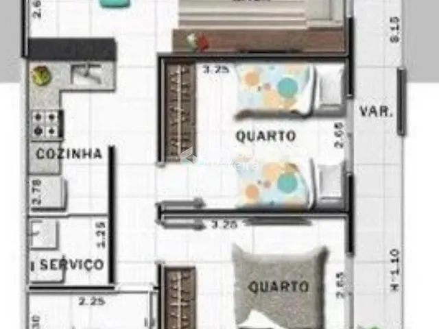 Apartamento 2 quartos e 1 banheiro, à venda, no bairro Manoel Honório em Juiz de Fora