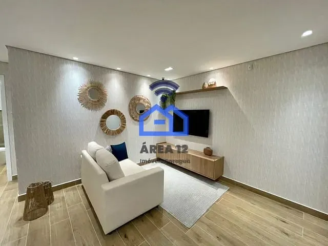 Apartamento com 61m² 2 quartos e 2 banheiros, à venda, no bairro Martim de Sá em Caraguatatuba