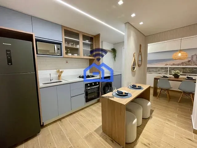 Apartamento com 61m² 2 quartos e 2 banheiros, à venda, no bairro Martim de Sá em Caraguatatuba