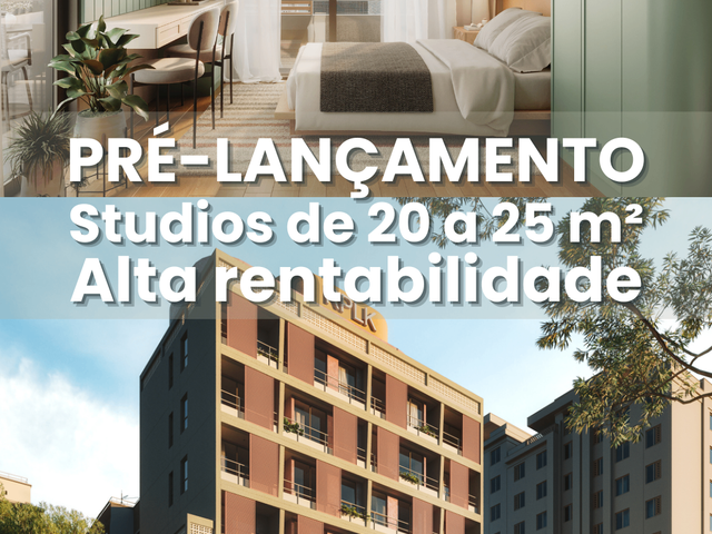 Apartamento 1 quarto e 1 banheiro, à venda, no bairro Água Verde em Curitiba
