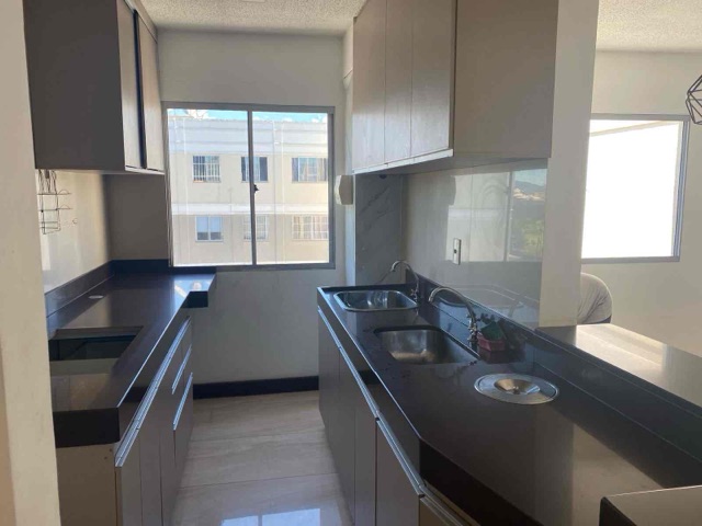 Apartamento 2 quartos e 1 banheiro, para alugar, no bairro Pousada Del Rey (São Benedito) em Santa Luzia