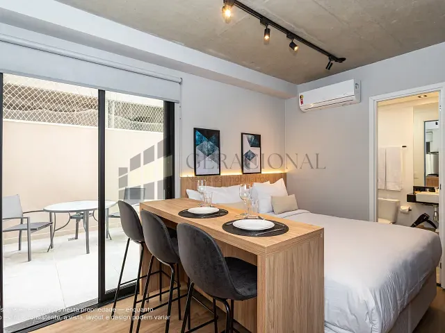 Apartamento 1 quarto e 1 banheiro, à venda, no bairro Jardim Paulista em São Paulo