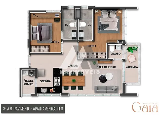 Apartamento 2 quartos e 1 banheiro, à venda, no bairro Sion em Belo Horizonte