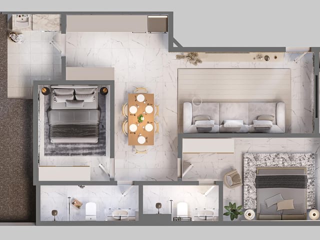 Foto do Apartamento - Apartamento à venda com Vista para o Mar, Turimar, Balneário Gaivota, SC | North Center