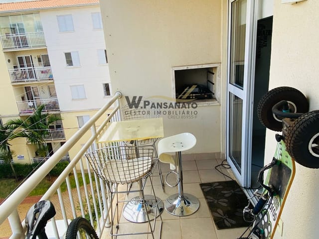 Apartamento com 72m² 3 quartos e 2 banheiros, à venda, no bairro Vila São Francisco em Hortolândia