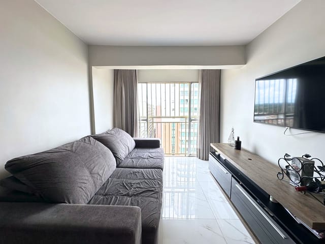 Apartamento com 102m² 3 quartos e 2 banheiros, à venda, no bairro Taguatinga Sul (Taguatinga) em Brasília