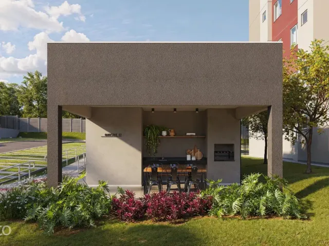 Apartamento 2 quartos e 1 banheiro, à venda, no bairro Veneza em Fazenda Rio Grande