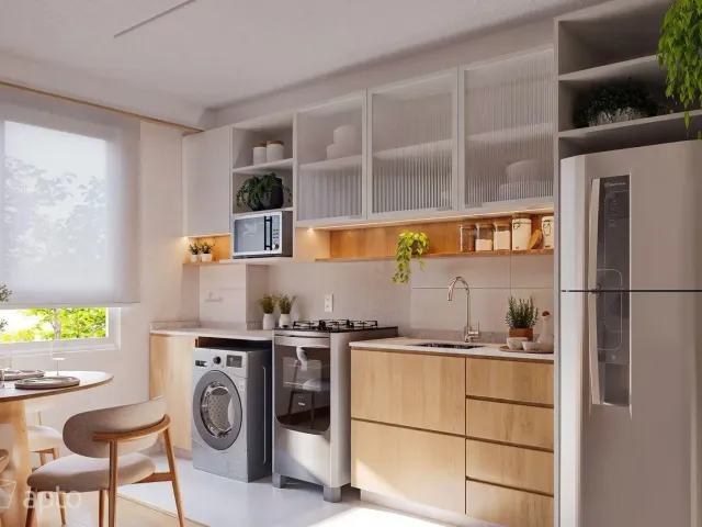 Apartamento 2 quartos e 1 banheiro, à venda, no bairro Veneza em Fazenda Rio Grande
