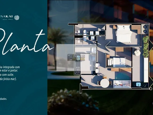 Apartamento 1 quarto e 1 banheiro, à venda, no bairro São Francisco em Ilhéus