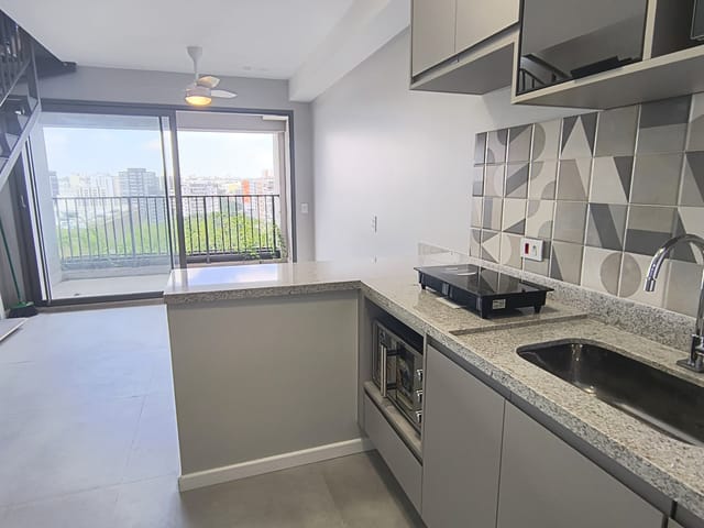 Apartamento com 78m² 1 quarto e 1 banheiro, para alugar, no bairro Indianópolis em São Paulo