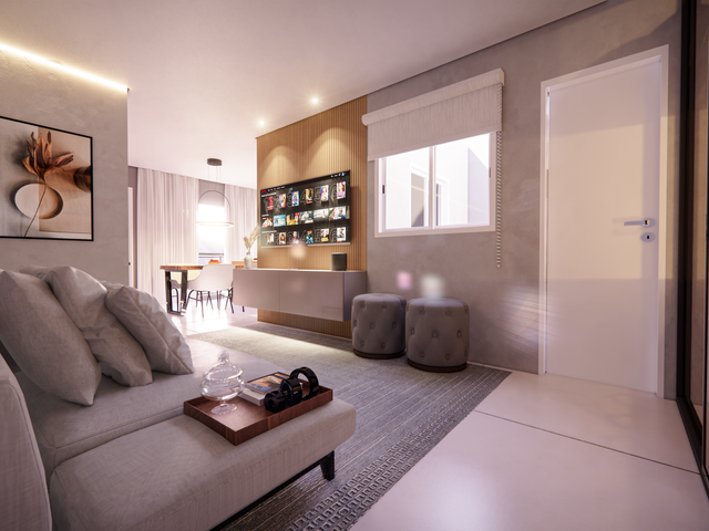 Apartamento 2 quartos e 1 banheiro, à venda, no bairro Cordeiros em Itajaí