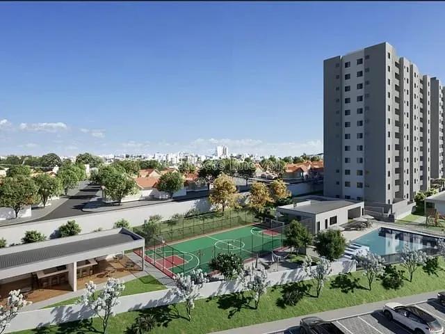 Apartamento 2 quartos e 1 banheiro, à venda, no bairro Loteamento Capotuna em Jaguariúna