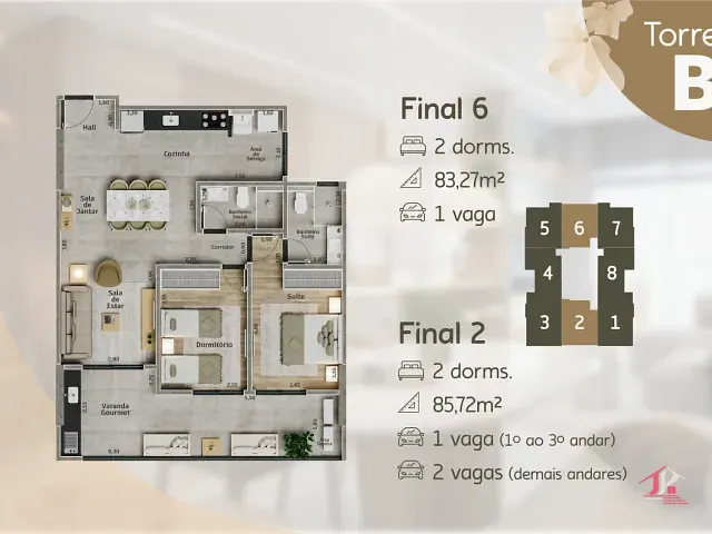 Apartamento 2 quartos e 2 banheiros, à venda, no bairro Centro em Itanhaém