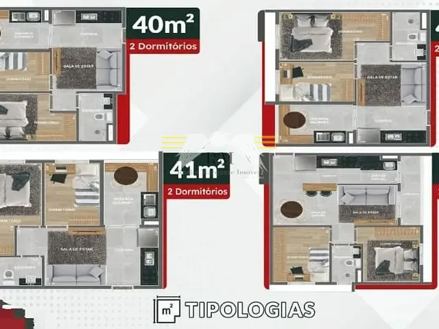 Apartamento 2 quartos e 1 banheiro, à venda, no bairro Parque Maria Luiza em São Paulo