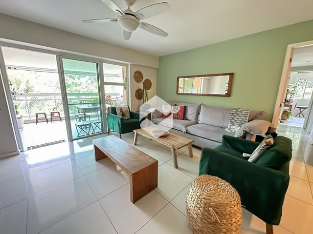 Apartamento com 133m² 4 quartos e 3 banheiros, à venda, no bairro Barra da Tijuca em Rio de Janeiro