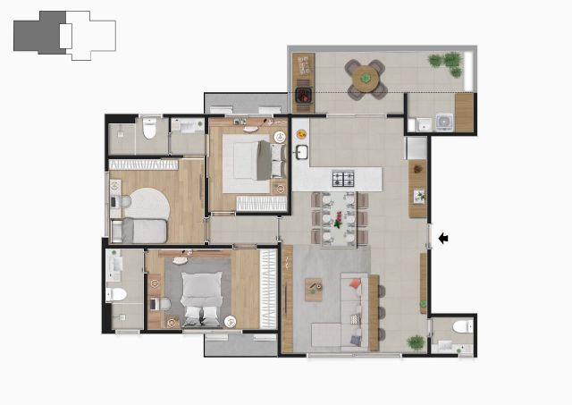 Foto do Apartamento - Apartamento à venda, Cidade Nova, Belo Horizonte, MG | Confiança Imóveis Bh
