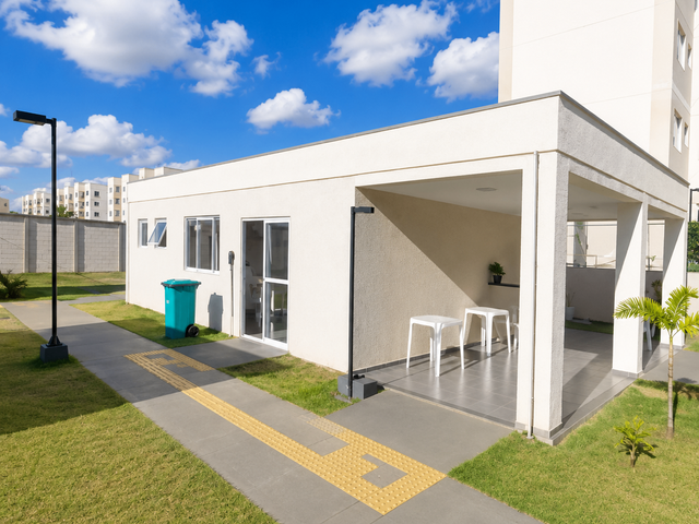 Apartamento 2 quartos e 1 banheiro, à venda, no bairro Residencial Porto Dourado em Goiânia