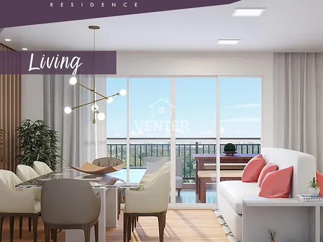 Apartamento à venda, no bairro Loteamento Residencial e Comercial Bosque Flamboyant em Taubaté