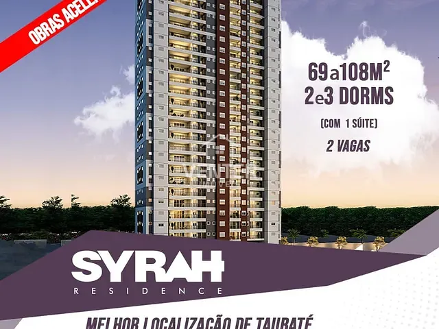 Apartamento à venda, no bairro Loteamento Residencial e Comercial Bosque Flamboyant em Taubaté