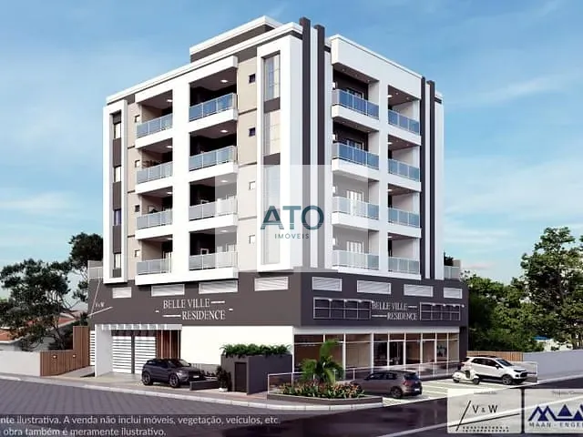 Apartamento 2 quartos e 1 banheiro, à venda, no bairro Centro em Tijucas