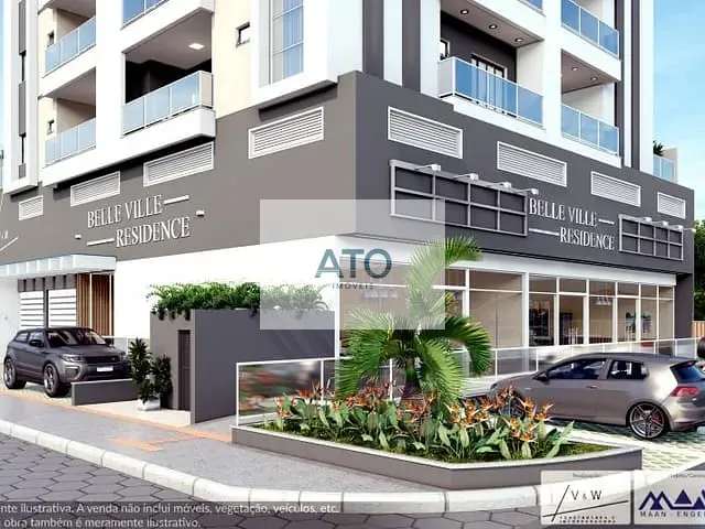 Apartamento 2 quartos e 1 banheiro, à venda, no bairro Centro em Tijucas