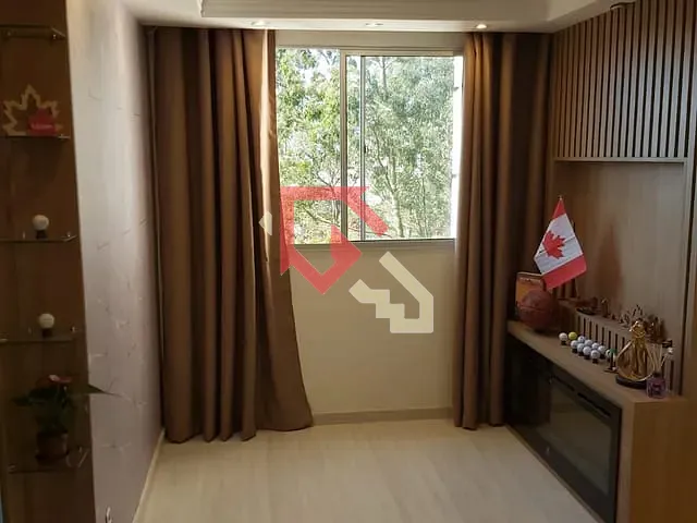 Apartamento com 48m² 2 quartos e 1 banheiro, à venda, no bairro Parque São Vicente em Mauá