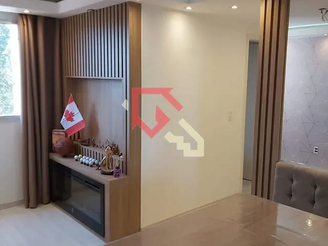 Apartamento com 48m² 2 quartos e 1 banheiro, à venda, no bairro Parque São Vicente em Mauá