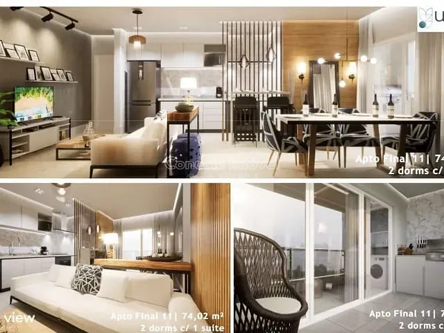 Apartamento 2 quartos e 2 banheiros, à venda, no bairro Jardim Bela Vista em Jaguariúna