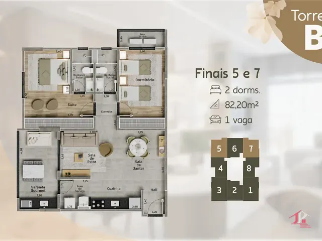Apartamento 2 quartos e 2 banheiros, à venda, no bairro Centro em Itanhaém