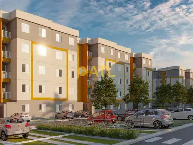 Apartamento 2 quartos e 1 banheiro, à venda, no bairro Jardim Santa Fé em Ourinhos
