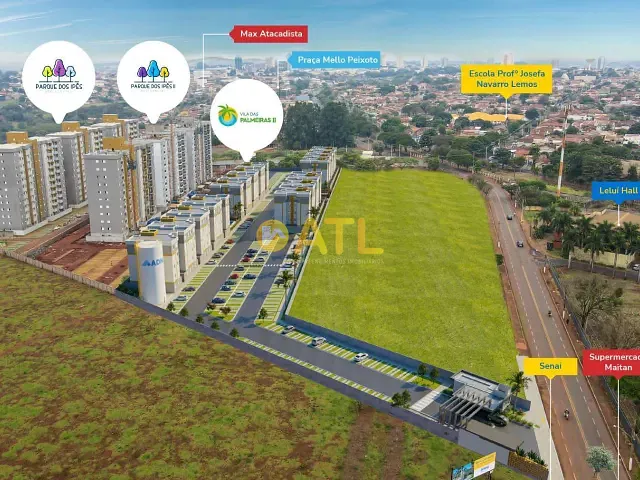 Apartamento 2 quartos e 1 banheiro, à venda, no bairro Jardim Santa Fé em Ourinhos
