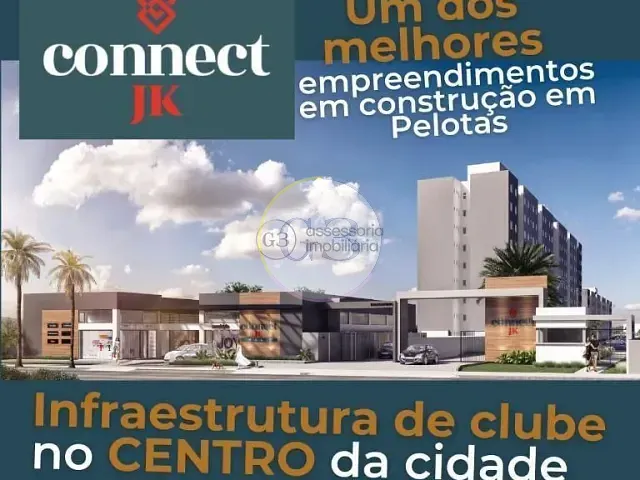 Apartamento 2 quartos e 1 banheiro, à venda, no bairro Centro em Pelotas
