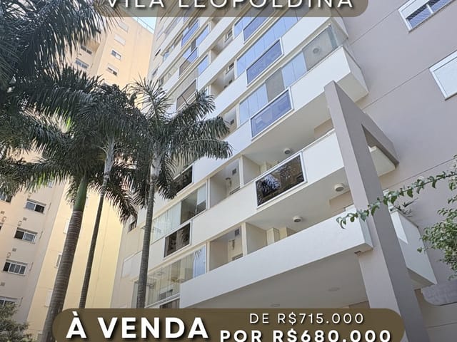 Apartamento com 67m² 2 quartos e 2 banheiros, à venda, no bairro Vila Leopoldina em São Paulo