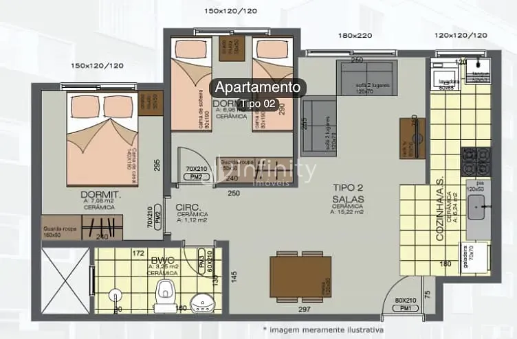 Apartamento, 2 quartos, 46 m² - Foto 19