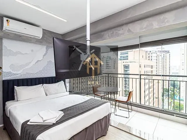 Studio 1 quarto e 1 banheiro, à venda, no bairro Moema em São Paulo